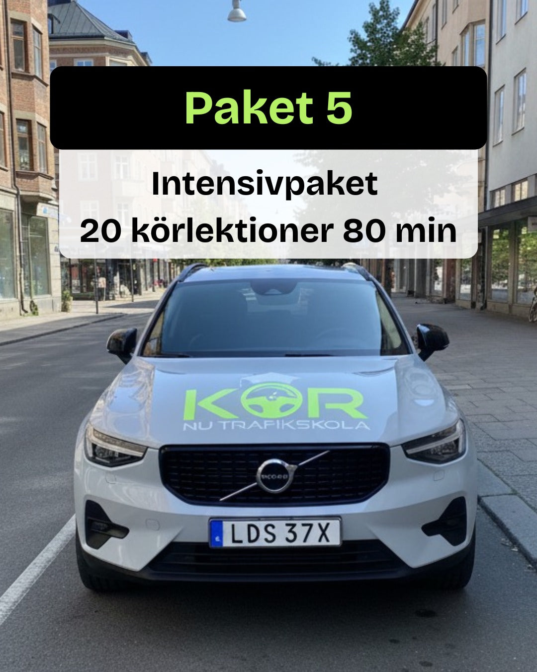 Intensivpaket ( 20 st körlektioner 80 min)